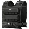 33LBS Adjustable Weighted Vest, Weight Vest with Reflective Strips, Snug Fit for Men Women Running Strength Training