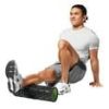 Athletic Works 18" x 5.5" Hollow Core Foam Roller – Firm Deep Tissue Massage Roller for Muscle Recovery and Flexibility, Black