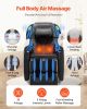 VEVOR Full Body Massage Chair, 3D Zero Gravity Recliner with SL Track, 18 Auto Modes, Heat, Foot Rollers, Armrest Control, LCD Display, 36 Airbags
