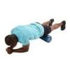 Athletic Works High-Density Foam Roller, 13" Length, Blue/Black – Compact Muscle Recovery Tool for Flexibility and Tension Relief