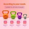 10lbs Kettlebell Set, Strength Training Kettlebells Weight Set for Women, Vinyl Coated Kettle Bell for Home Gym Workout Weight Lifting Equipment
