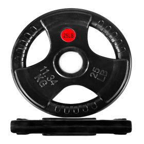 Only Supports Self Pickup Rubber Coated Cast Iron Plate Weight Plates For Strength Training And Weight Lifting, Standard Or Olympic, Multiple Siz (Option: 25LB Pair)